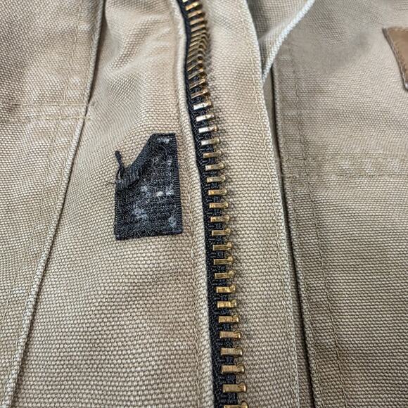 Carhartt Jacket Mens XLT Brown C26 Duck Canvas Quilted Workwear chore jacket - Picture 9 of 16